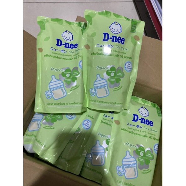 Nước rửa bình sữa/ rau củ dnee organic chai vòi 620ml / túi 600ml