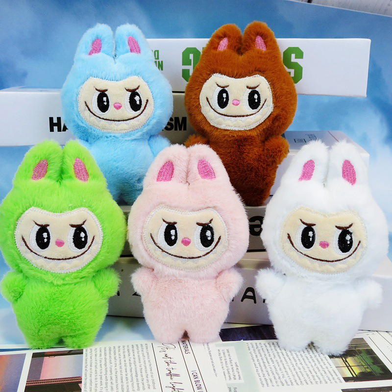 Labubu Cute Doll Pendant Plush Toys Soft Kawaii Stuffed Toy Backpack Accessories Encounter