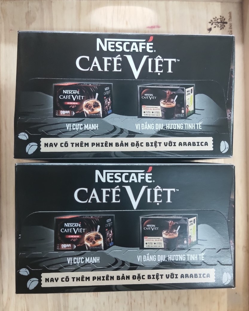 Com 2 hộp Cà phê đen đá NesCafé Café Việt Arabica & Robusta 192g  1 hộp 12 thumbnail