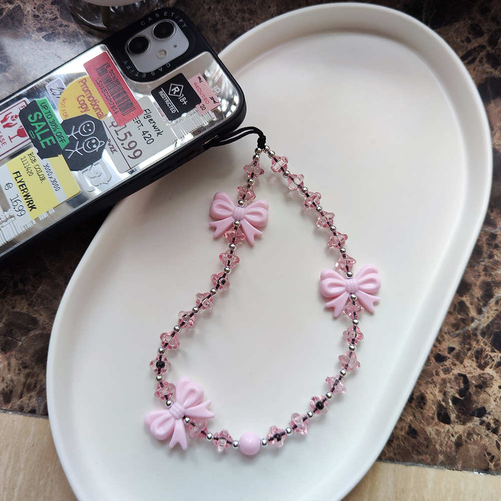 HERLOOK New In Bowknot Phone String Fashion Cute Phone Charm Cellphone Strap Korea Y2K Accesories for Women Girl Friend Jewelry. 