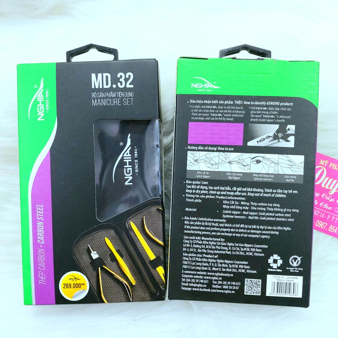 Kềm NGHĨA Chính Hãng -  Cắt Da + Móng