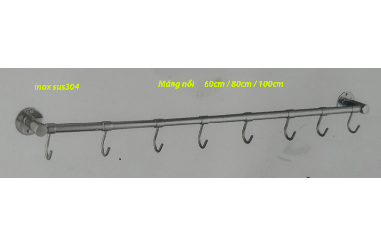 Dụng cụ máng nồi xoong chảo bằng inox 304 cao cấp dùng trọn đời không gỉ sét, kệ để đồ nhà bếp
