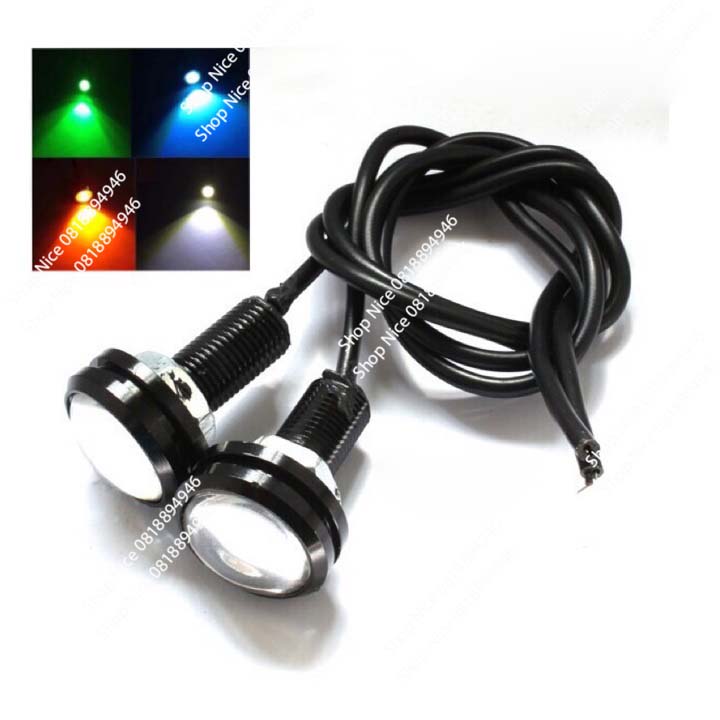Đèn xi nhan xe máy led cúc áo mắt mèo giá 1 đôi