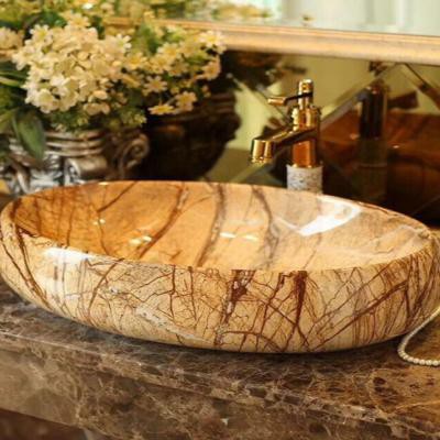 CHẬU RỬA MẶT, LAVABO, vân gỗ đẹp GROVES GRL 065CP