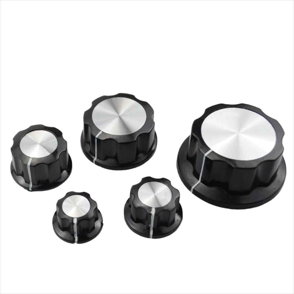 YANGS 2pcs Bakelite Knob MF-A03 MF-A04 MF-A01 MF-A02 Potentiometer Cap Switch Button Cap Rotary Switch Potentiometer Knob