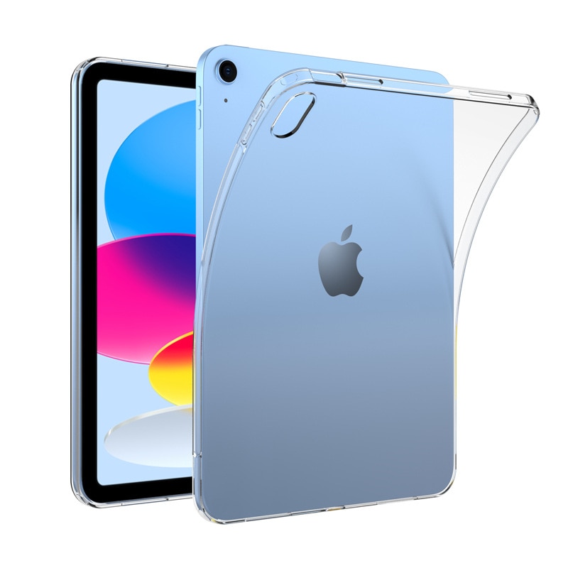 ZVTAIN Case for IPad 10th Generation 9th Casing Transparent Protective Case for IPad Air 5/4 Soft Silicone Cover for Pro 11 2022 2021 Mini 6 3 2 1 Back Cover IPad 7 8 Clear Shell