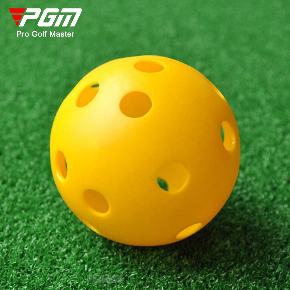 PGM 10pcs/Set Golf Hollow Indoor Outdoor Practice Ball Rubber 42mm Durable Ultra-light Swing Putting Training Q009