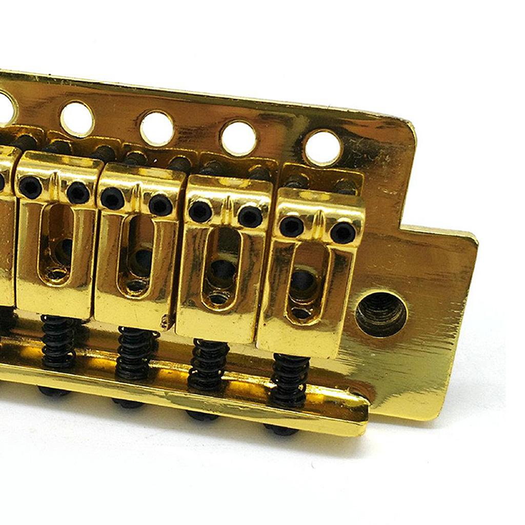 BNGUITAR 6 Strings Guitar Bridge for ST Guitar Standard Set Parts Replacement Durable