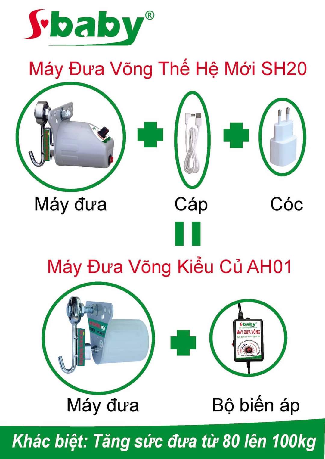 MÁY ĐƯA VÕNG SBABY SH20