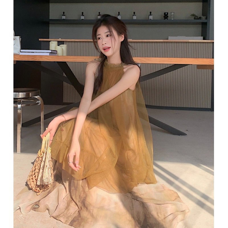 Đầm xòe cổ phong Cocoo Dress