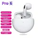 Pro6 True Wireless Earbuds Bluetooth Earphone Touch Control with Mic Waterproof TWS Stereo Headphone Headset Sport. 