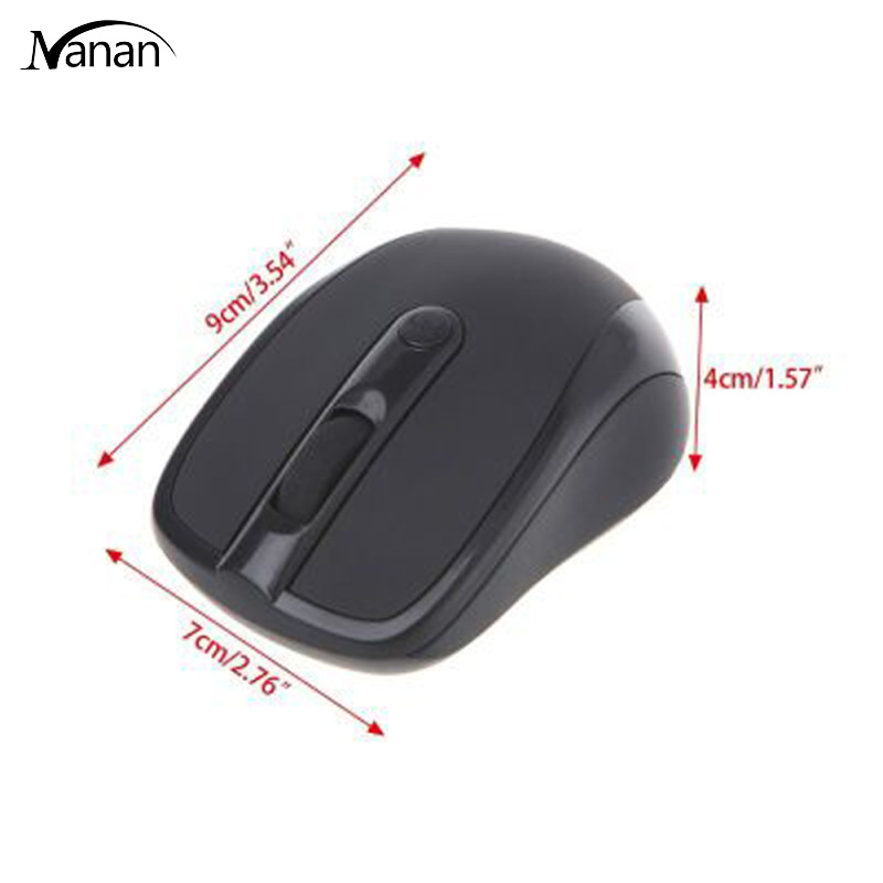 2.4GHz Wireless Optical Mouse Mice & USB Receiver for PC Laptop Computer