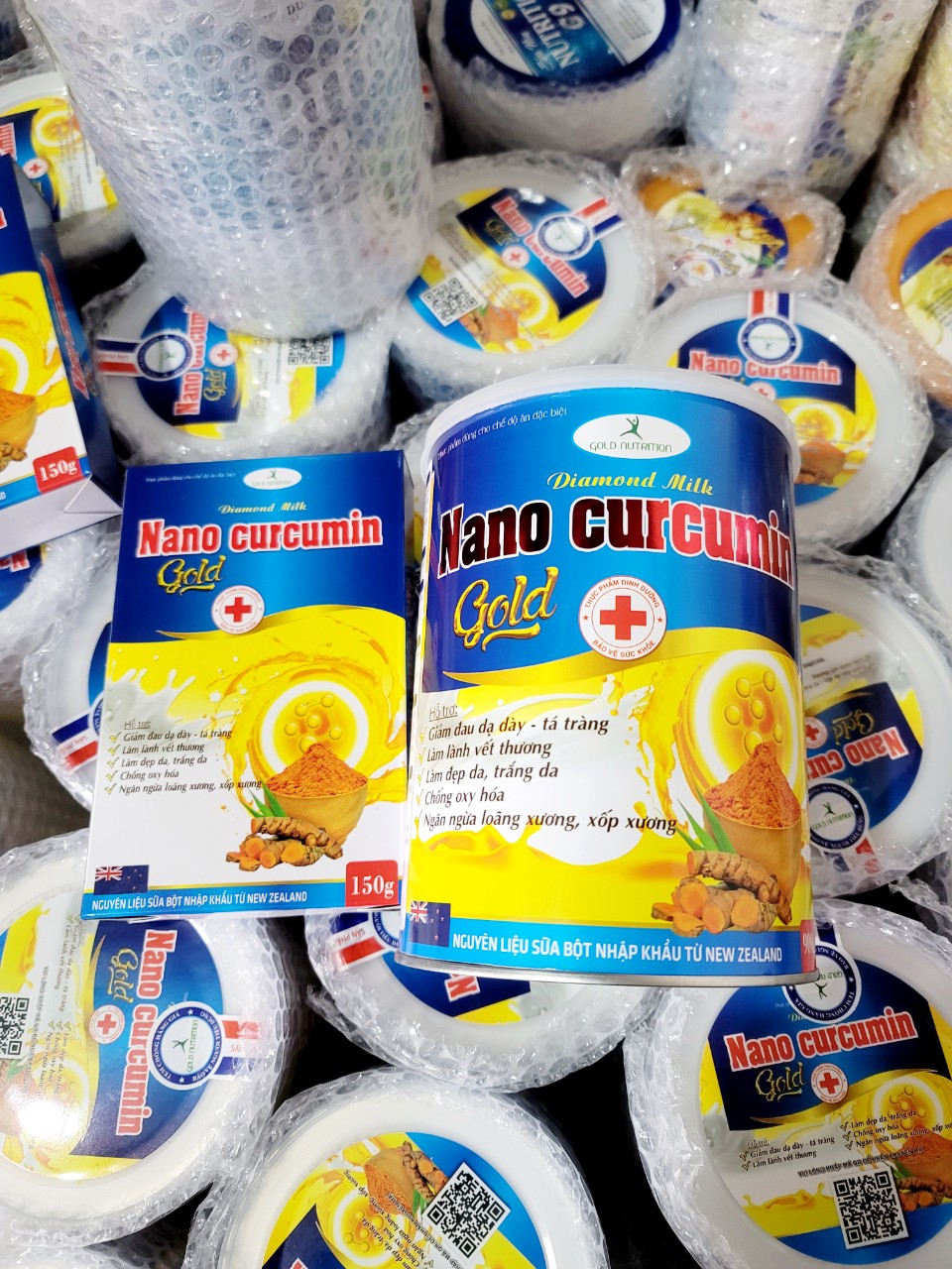 [900g tặng 150g] Sữa nghệ nano curcumin gold