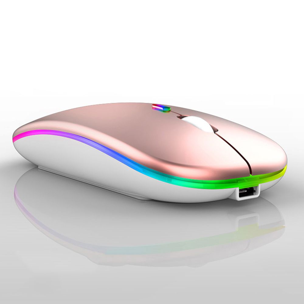 Ancest 2.4ghz pc usb mice led backlit gamer bt5.2 computer silent mause gaming mouse bluetooth wireless mouse rgb mouse