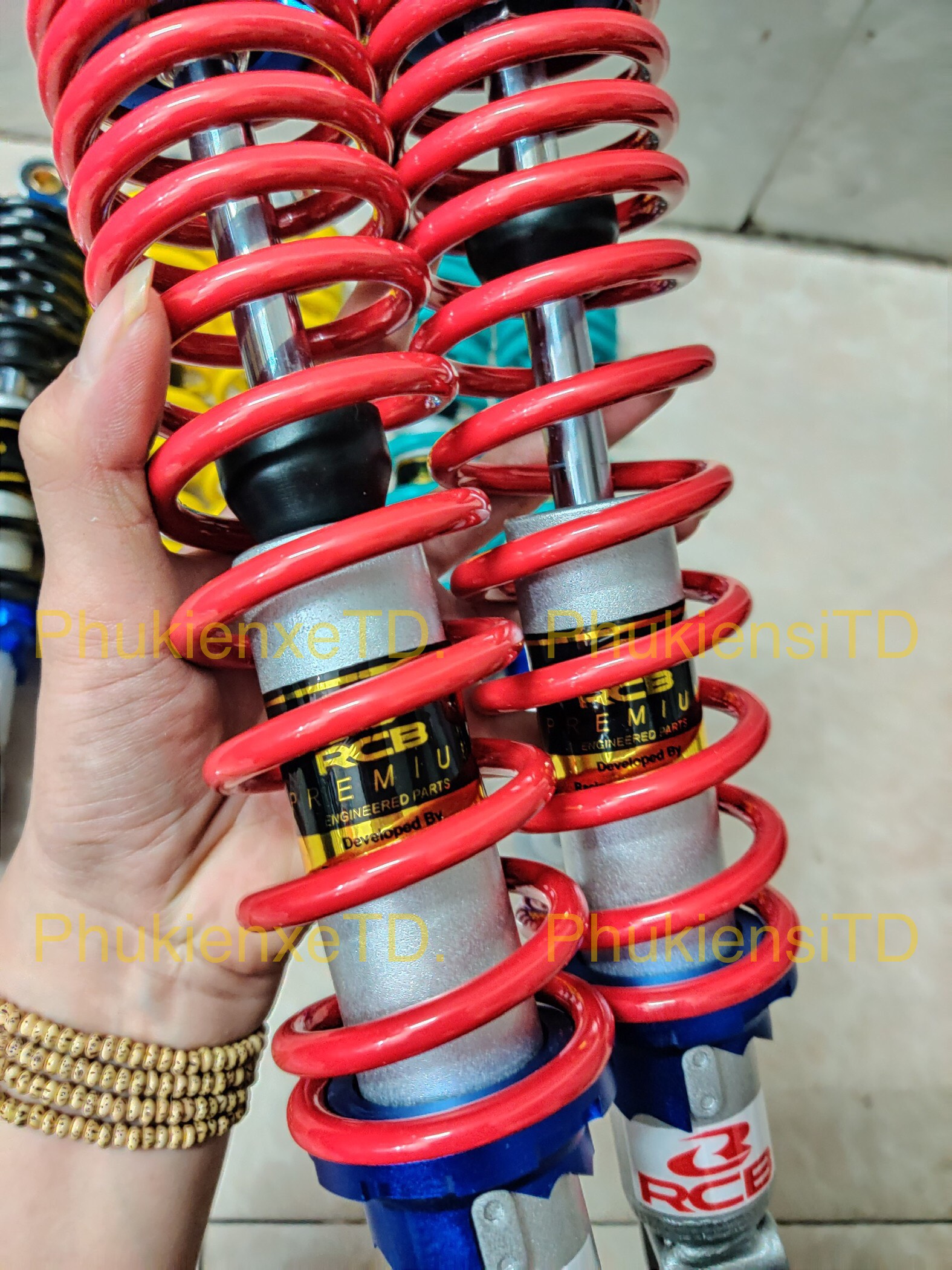 Phuộc rcb lắp xe ga airblade nouvo4_5_6 shark pcx nvx impulse.....