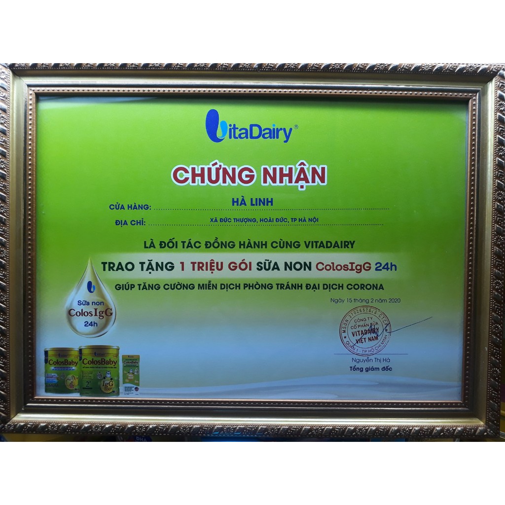 Sữa Non ColosIgG 24h 90G (60 gói x 1.5g).Date 2026