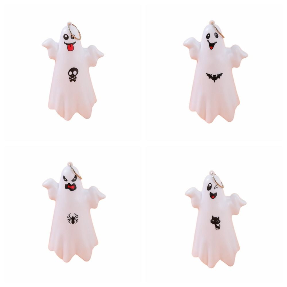 Party Supplies Plastic LED Halloween Lantern DIY Hanging Candle Light Portable Cute Night Lamp Gift. 