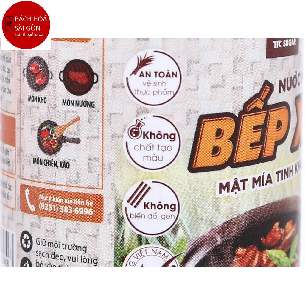Nước màu Bếp Xưa Biên Hòa chai 210g