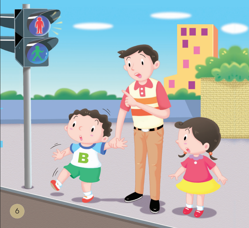 Sách cho bé Dạy trẻ kỹ năng an toàn QUA ĐƯỜNG CẨN THẬN AI ƠI 3-6 tuổi -  Sách thiếu nhi dạy bé kỹ năng an toàn khi tham gia giao thông |