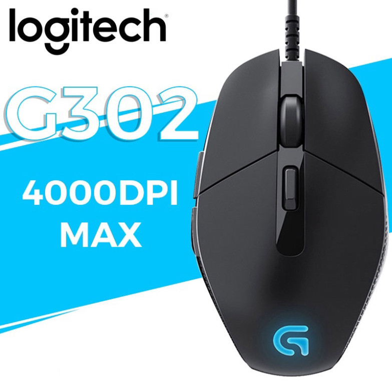 Chuột Chơi Game Có Dây Tốc Độ Cao Logitech G302 4000DPI 24H