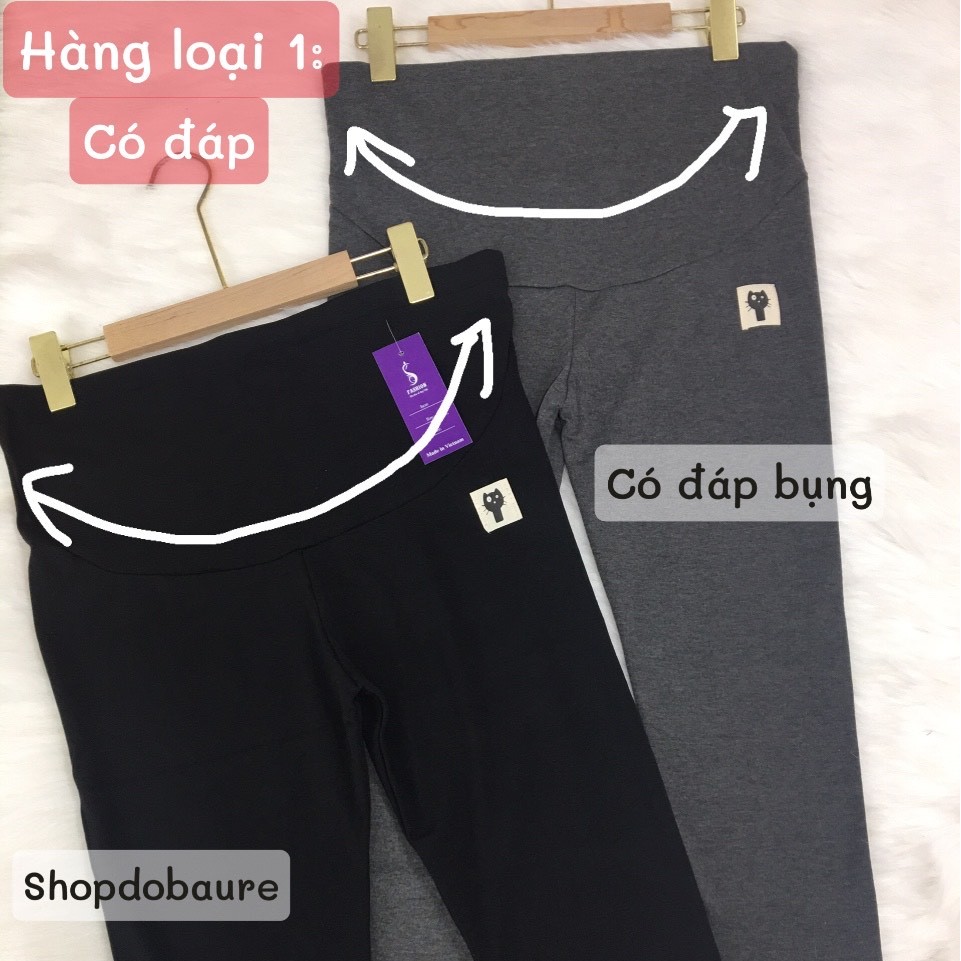Quần bầu nỉ thun cạp chéo có sọc trắng thể thao