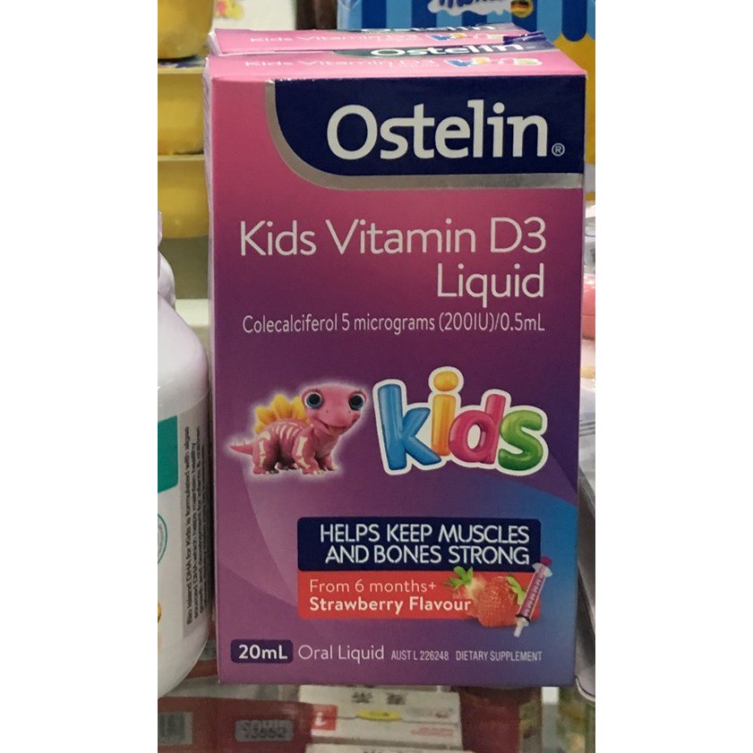Vitamin D3 Ostelin cho bé 6 tháng - 12 tuổi