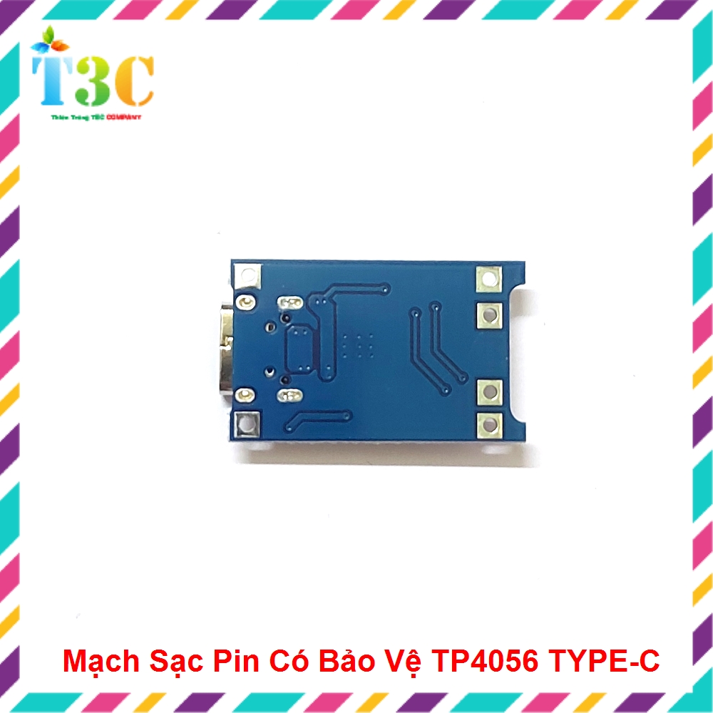 Mạch Sạc Pin Lithium Có Bảo Vệ TP4056 TYPE-C