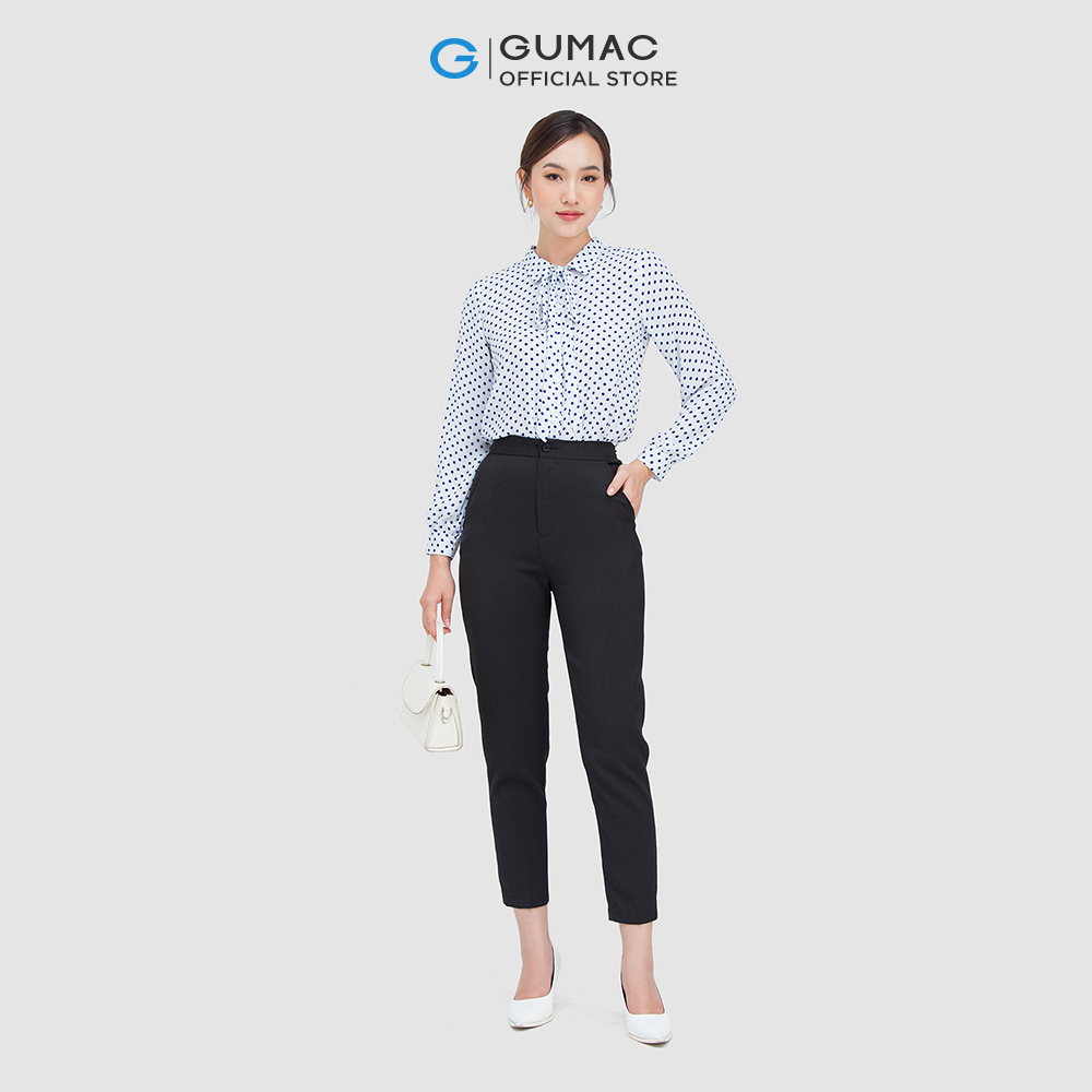 Quần tây nữ GUMAC QC05041 ống đứng
