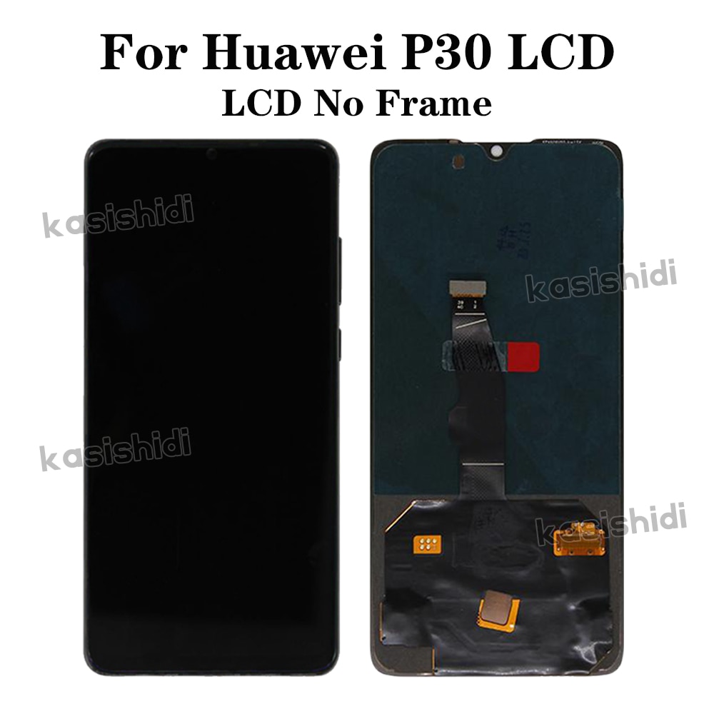 Tested oled for suitable for huawei p30 lcd touch screen digitizer assembly parts for suitable for huawei p30 ele-l29 ele-l09 ele-al00 lcd display replace