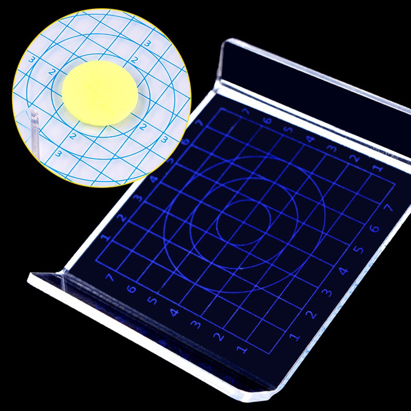 1Pcs Polymer Clay Tools Clay Diy Tool Clear Acrylic Sheet Clay Roller Backing Board Grid For Pottery Plasticine Shaping. 