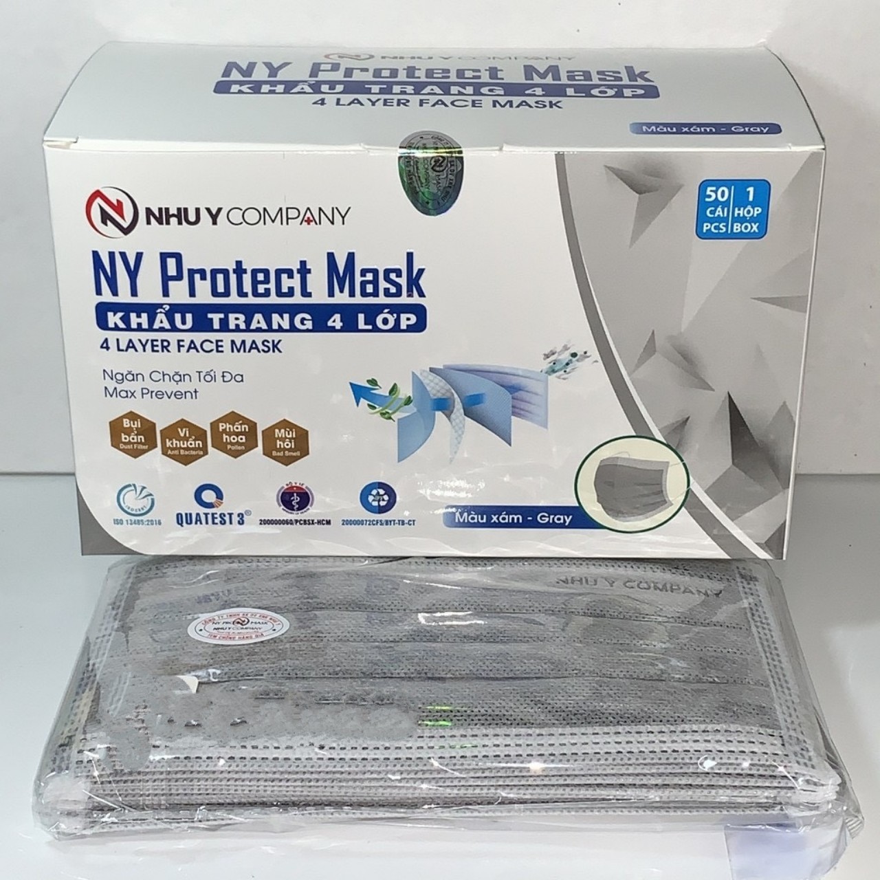 Khẩu Trang NY 4 Lớp Kháng Khuẩn
