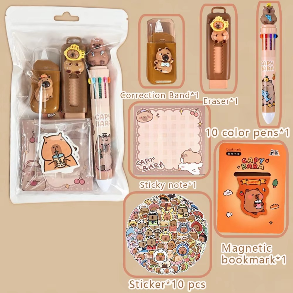 Multifunctional%20Cartoon%20Capybara%20Stationery%20Set%2010%20Color%20Pens%20Kawaii%20School%20Stationery%20Set%20Eraser%20Stick%20Note%20Student%20Tools%20Gift%20Kit%20Office%20Supplies%20-%20Image%209