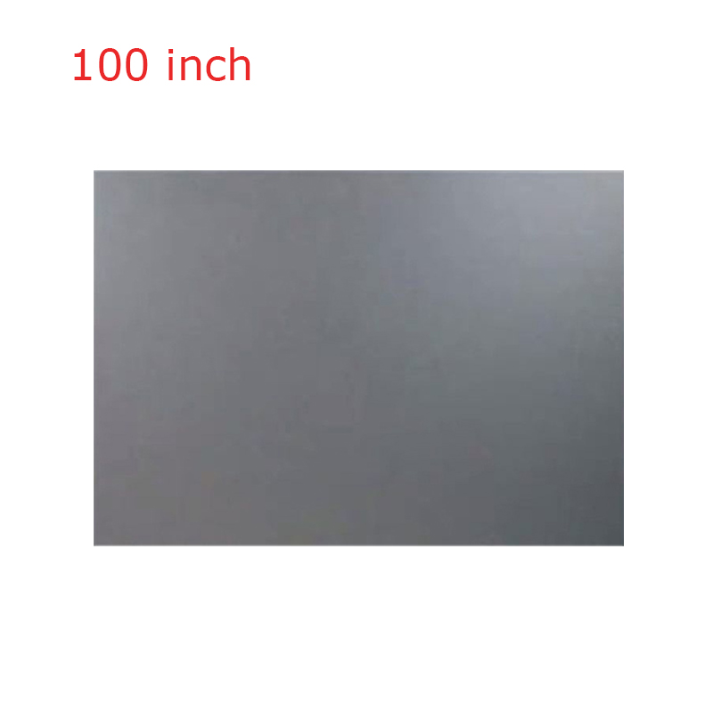 Màn chiếu phản quang dán tường cao cấp Màn chiếu phản quang 100 inch, 120 Inch Rèm chống ánh sáng có thể gập lại chất liệu kim loại độ nét cao 4K cho máy chiếu văn phòng ngoài trời tại nhà