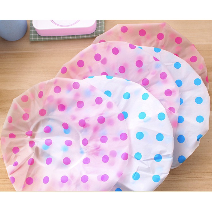 Set 2 mũ trùm ủ tóc đa năng hình dễ thương