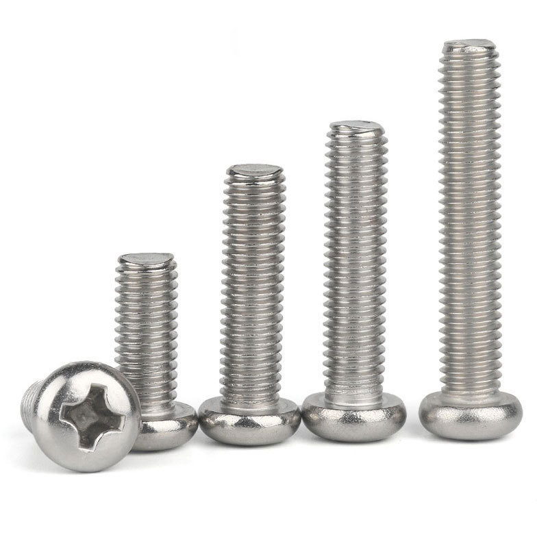 Ốc Vít pake đầu tròn M3,M4,M5 inox 304