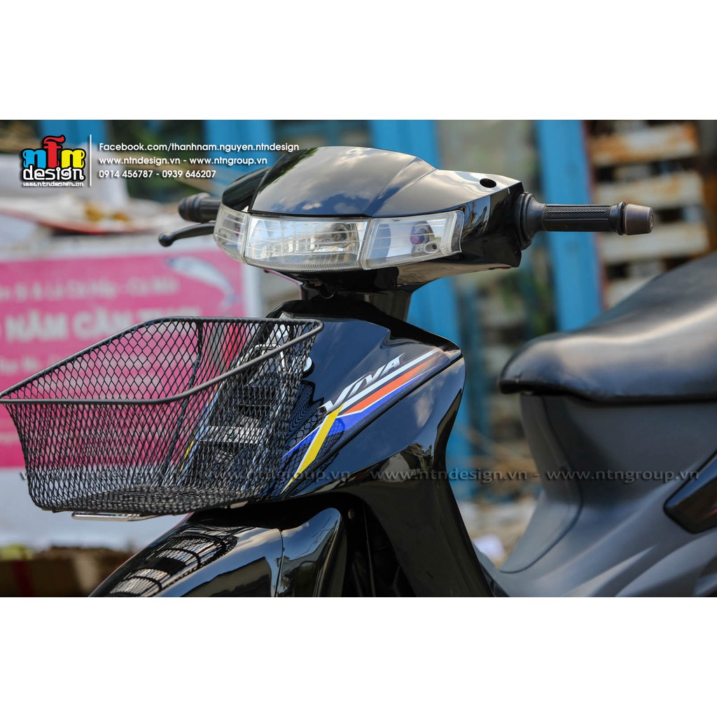 Tem rời Viva 110 họa tiết đơn giản bắt mắt