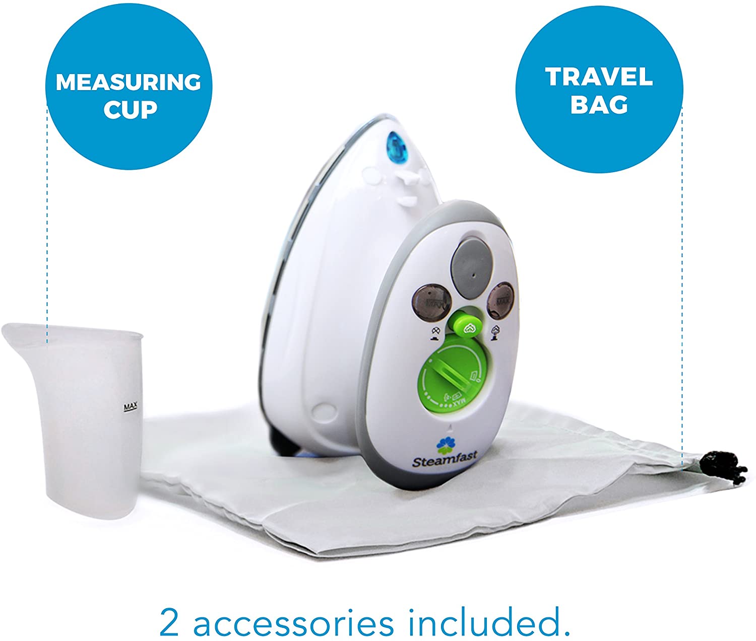 steamfast home & away mini steam iron
