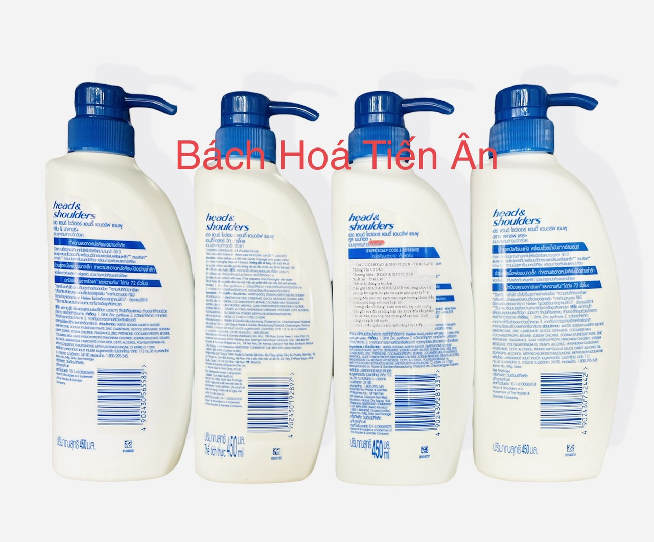Dầu gội head and shoulder THAILAND 370ml [Hàng nội địa và chính hãng]