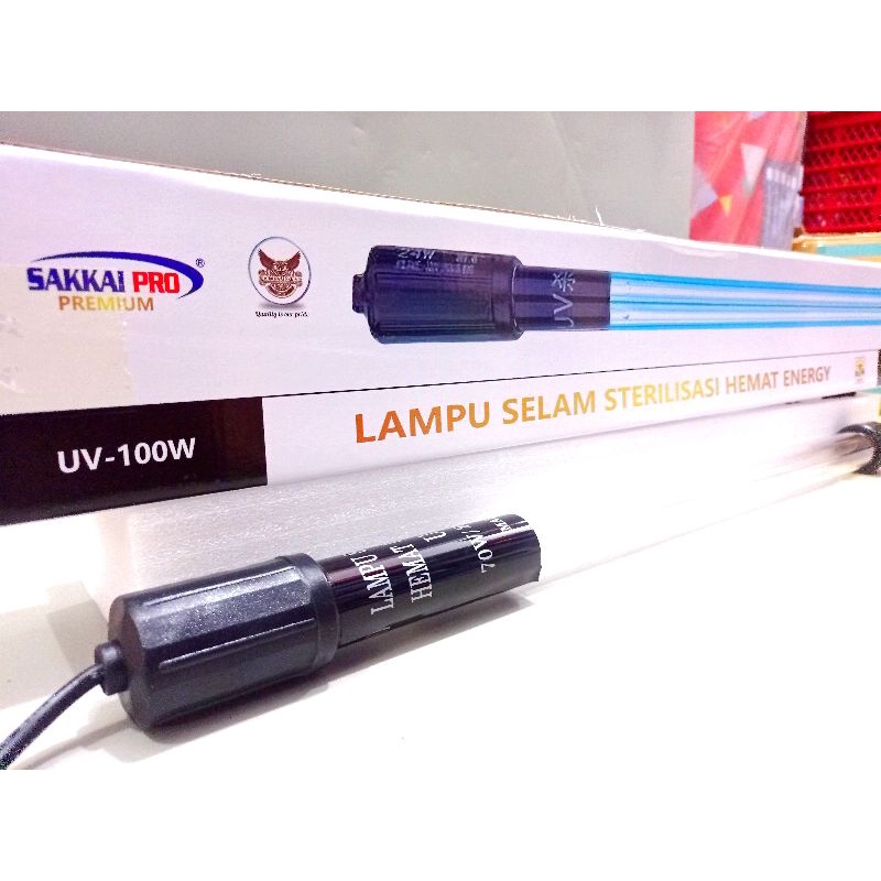 LAMPU UV ULTRAVIOLET ANTI LUMUT BAKTERI SAKKAI PRO UV 100 WATT