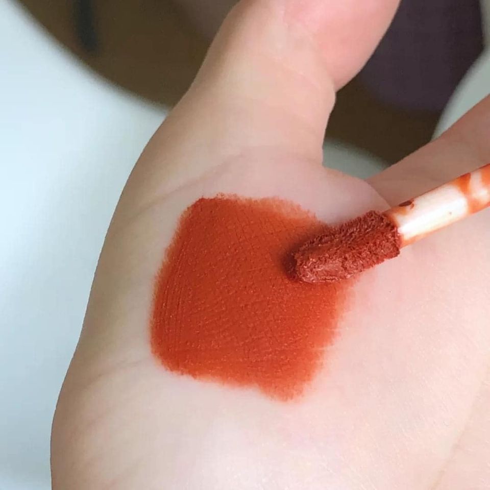 Son Romand Zero 15 cam cháy (son kem lì Romand Zero Velvet Tint)