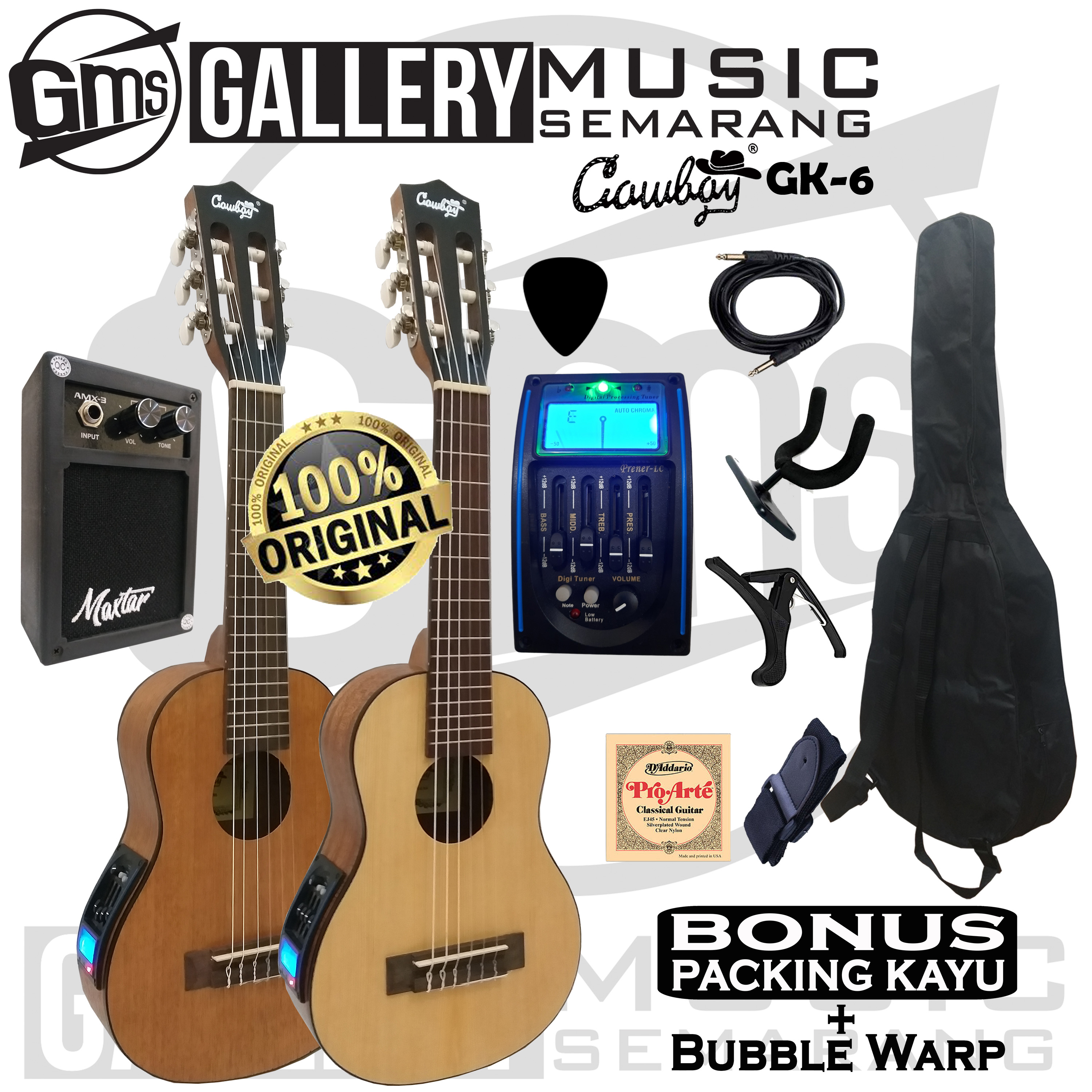 ORIGINAL!!! Guitalele Elektrik Import Cowboy GK6 NA GK 6NS Equalizer