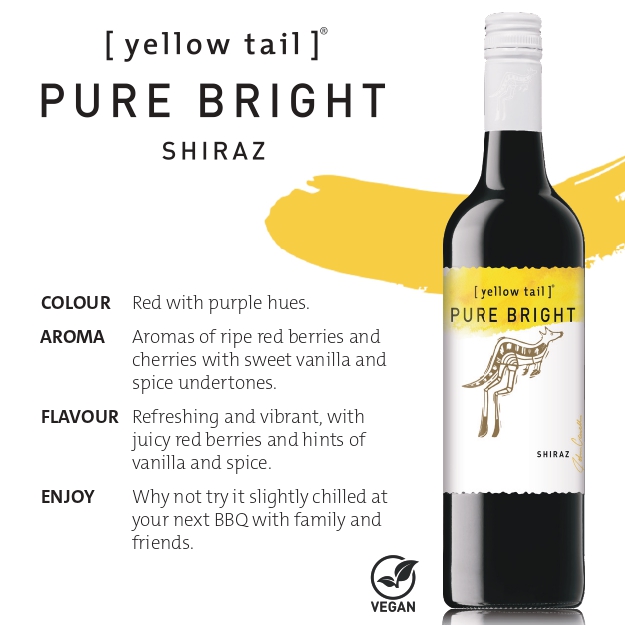 Yellow Tail Pure Bright Shiraz 750ml Red Wine Lazada Singapore