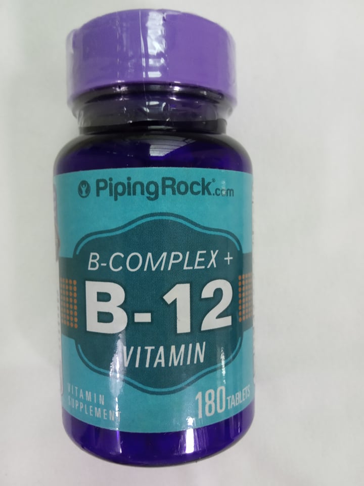 Piping Rock B-Complex + B12 Vitamin 180 Tablets (expiration Date ...