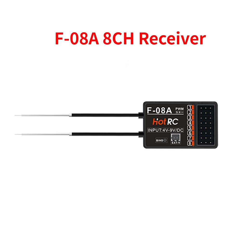HOTRC 8 Channels RC Transmitter HT8A 8CH 2.4GHz Radio Remote