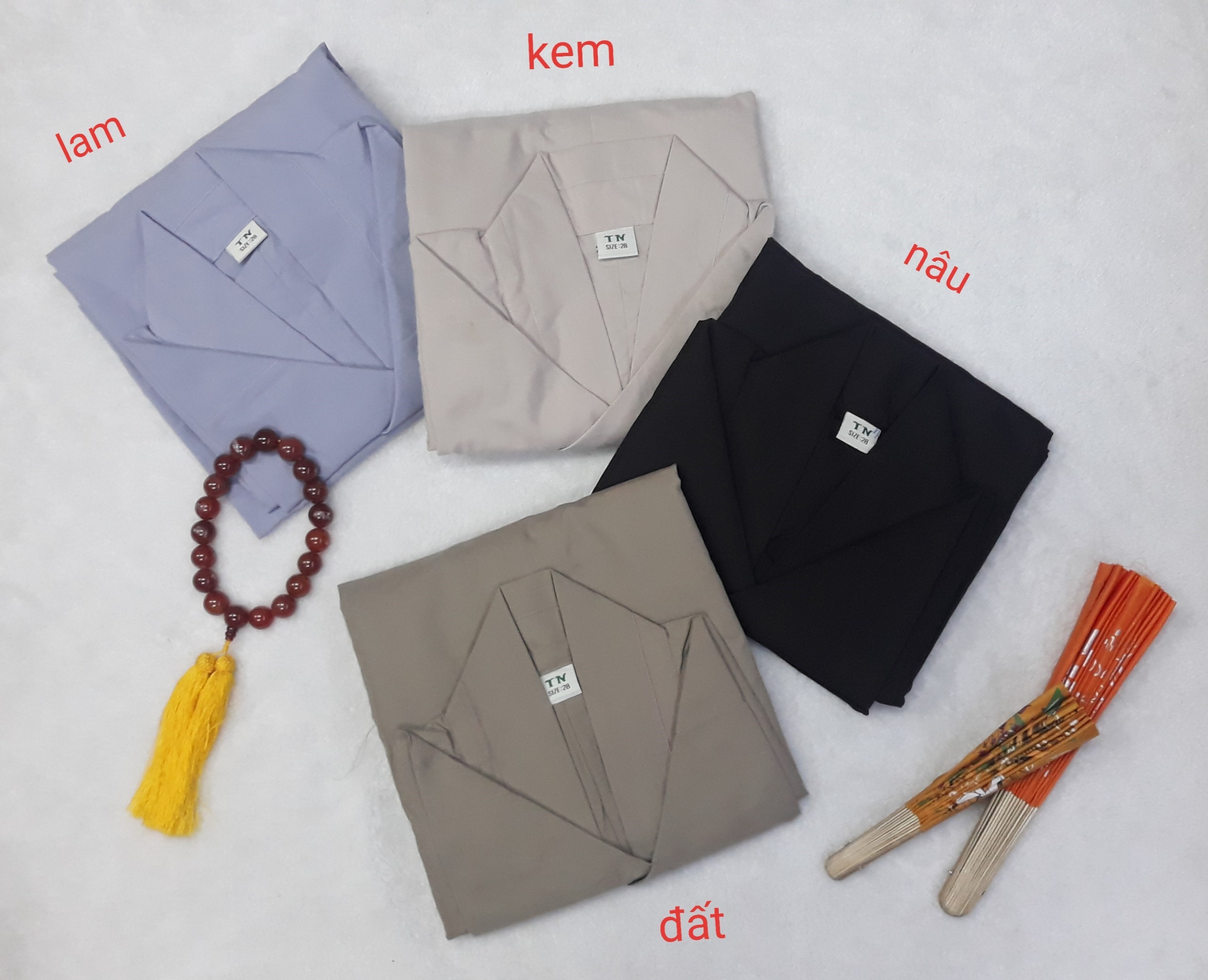 Áo La Hán Tăng (Quý Thầy) vải kate đủ size
