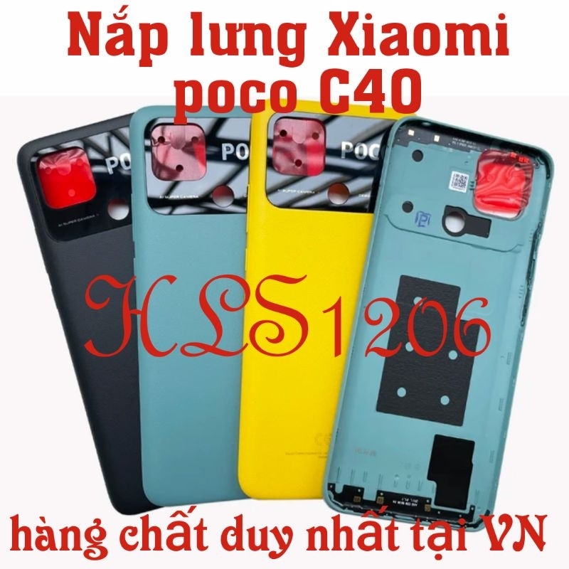Nắp lưng Xiaomi poco C40