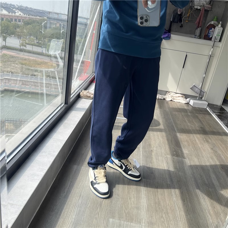 (Ảnh thật) Mẫu mới quần jogger trơn basic bo ống thể thao dày dặn forhimcs2 jogger 9000073E