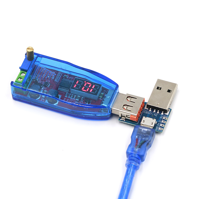 LED DC-DC 5V To 24V Adjustable Buck Boost Module – Step Up/Down Voltage Converter With Potentiometer