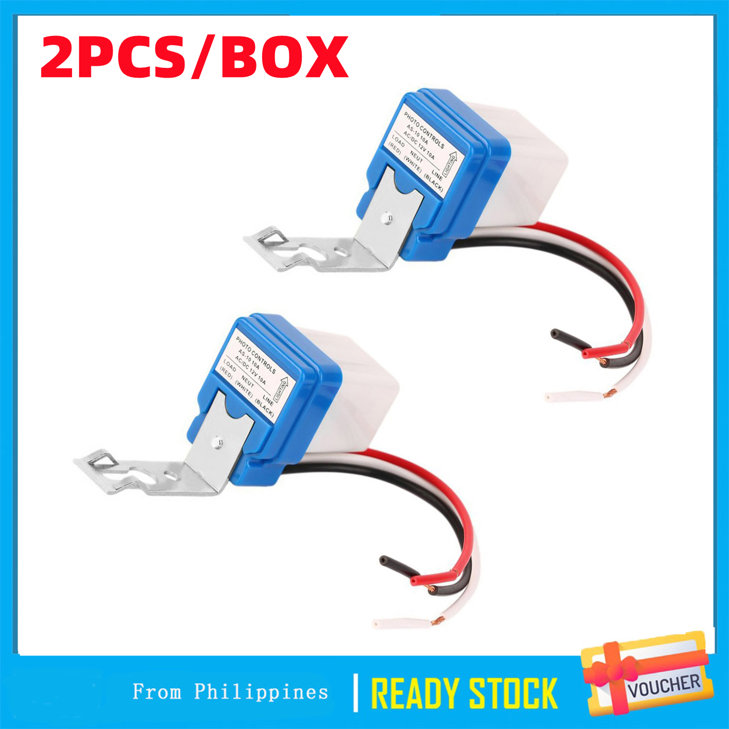 ac 220v 10a switch automatic on off street light switch photo control