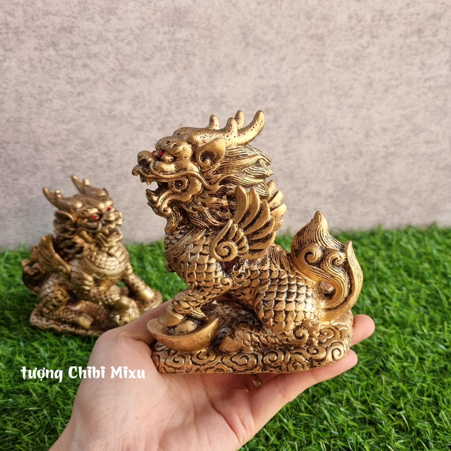 Cặp Tỳ Hưu mẫu sơn giả đồng cao cấp